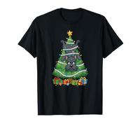 Arbre de Noël Amusant Terrier écossais pour Enfants, Hommes et Femmes T-Shirt