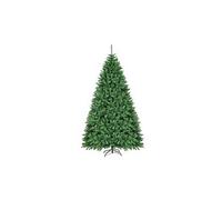 COSTWAY Sapin de Noël Artificiel 275CM à Charnière avec Support Métallique,3594 Branches Sapin Douglas PVC Décoration de Fête Vert