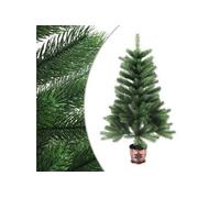 Arbre de Noël Artificiel Aiguilles Réalistes 65cm Vert Sapin Décoration vidaXL