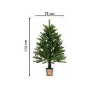 Arbre de Noël artificiel - Avec des aiguilles réalistes - 90 cm - vert - Vidaxl Vert G