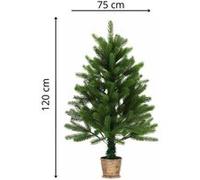 Arbre de Noël artificiel - Avec des aiguilles réalistes - 90 cm - vert - Vidaxl Vert G