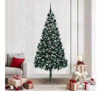 vidaXL Ornement de Noël pour l'intérieur : Sapin Artificiel en pin, avec éclairage, Parfait pour Les fêtes et comme pièce maîtresse dans Ton Salon.