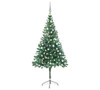 Arbre de Noël Artificiel Pré-éclairé/Boules Sapin 120 cm 230 Branches vidaXL