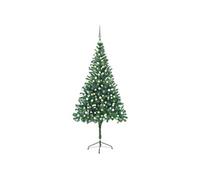 VIDAXL Arbre de No?l artificiel avec LED et boules 210 cm 910 branches