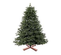 Arbre de Noël Artificiel Relaxdays, 150 cm, Aiguilles en PVC, Support en Bois, Sac de Rangement, Sapin Vert Naturel