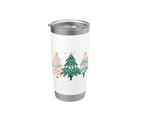 Arbre de Noël assorti à la foi religieuse Gobelet isotherme en acier inoxydable double paroi