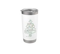 Arbre de Noël assorti à la foi religieuse Gobelet isotherme en acier inoxydable double paroi
