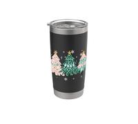 Arbre de Noël assorti à la foi religieuse Gobelet isotherme en acier inoxydable double paroi