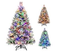 Arbre de Noël, Avec 160 lumières LED multicolores, 8 modes d'éclairage