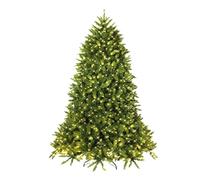 Arbre de Noël, Avec 8 modes d'éclairage, support métallique pliable(5ft)