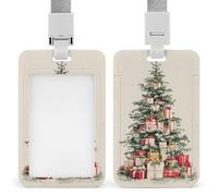 Arbre de Noël avec porte-badge rétractable, porte-carte d'identité, porte-carte de protection, badge nominatif pour travail, bureau, médecin, infirmière