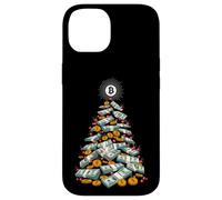 Arbre de Noël Bitcoin et billets de 100 000 dollars Coque pour iPhone 14