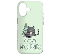 Arbre de Noël Chat mystères Douillet avec Livres sous Le Sapin Coque pour iPhone 17