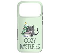 Arbre de Noël Chat mystères Douillet avec Livres sous Le Sapin Coque pour iPhone 17 Pro