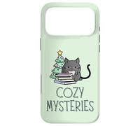 Arbre de Noël Chat mystères Douillet avec Livres sous Le Sapin Coque pour iPhone 17 Pro Max