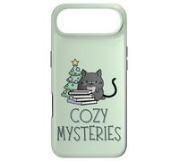 Arbre de Noël Chat mystères Douillet avec Livres sous Le Sapin Coque pour iPhone Air