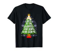 Arbre de Noël Chrétien Joy to The Lord Has Come T-Shirt