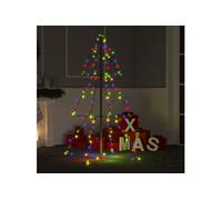 Arbre de Noël Cône 160 LED d'Intérieur/d'Extérieur Sapin de Noël Décoration de Noël Ornement de Noël Salon Patio Jardin Arrière-cour 78x120 cm