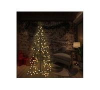 Arbre de Noël Cône 160 LED d'Intérieur Extérieur Lumière Décoration de Noël Ornement de Noël Guirlande Lumineuse de Noël Maison 78x120 cm