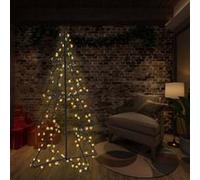 Arbre de Noël Cône 360 LED d'Intérieur/d'Extérieur 143x250 cm Sapin vidaXL