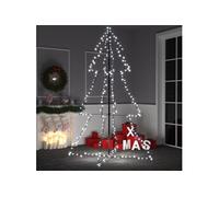 Arbre de Noël cône 240 LED d intérieur d extérieur 118x180 cm