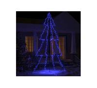 Arbre de Noël Cône 360 LED d'Intérieur/d'Extérieur Sapin de Noël Décoration de Noël Ornement de Noël Salon Jardin 328594