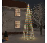 Arbre de Noël Cône Intérieur 732 LED Colorées 160x500 cm Sapin Salon vidaXL