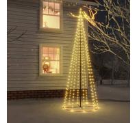 Arbre de Noël Cône Intérieur 732 LED Colorées 160x500 cm Sapin Salon vidaXL