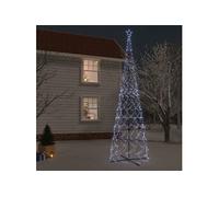 vidaXL Arbre de Noël cône 3000 LED Blanc froid 230x800 cm