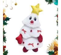 Arbre de Noël de Danse Musicale - Jouet en Peluche, Figure de fête animée | 38 cm Décoration d'éclairage avec Un Son et Un Mouvement Chant