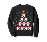 Arbre de Noël de Football Festif Sweatshirt