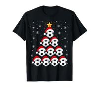 Arbre de Noël de Football Festif T-Shirt