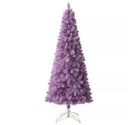 Arbre De Noël De Luxe Violet Arbre De Noël Extérieur De 4/5/6/7 Pieds De Haut Décorations De Noël Décoration De Scène d'affaires De Centre Commercial (Color : Purple, S : 120cm(47.2inches))