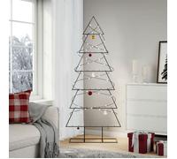 Arbre de Noël décoratif en métal noir - Hauteur 180 cm