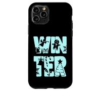 Arbre de Noël d'hiver Wonderland Anges en Pain d'épices Coque pour iPhone 11 Pro