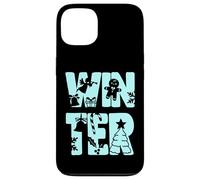 Arbre de Noël d'hiver Wonderland Anges en Pain d'épices Coque pour iPhone 13