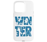 Arbre de Noël d'hiver Wonderland Anges en Pain d'épices Coque pour iPhone 15 Pro Max