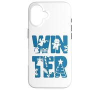 Arbre de Noël d'hiver Wonderland Anges en Pain d'épices Coque pour iPhone 16