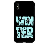 Arbre de Noël d'hiver Wonderland Anges en Pain d'épices Coque pour iPhone XS Max