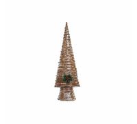 Arbre de Noël DKD Home Decor Multicolore Nature Cuivre Plastique 32 x 18 x 100 cm (3 pièces)