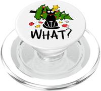Arbre de Noël drôle de Chat Noir Joyeux Noël Humour Chat PopSockets PopGrip pour MagSafe