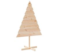 vidaXL Arbre de Noël en bois pour décoration 150 cm bois massif
