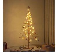 Arbre de Noël en bois - vidaXL - 150 cm - Marron - Bambou - Support en pin - 40x40 cm
