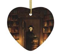 Arbre de Noël en céramique à suspendre avec pendentif HJFCZH le fantôme sous l'étagère Décoration centres commerciaux, supermarchés, magasins