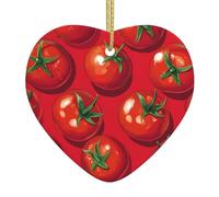 Arbre de Noël en céramique à suspendre avec pendentif YYHHAOFA Tomates propagation à plat Image Décoration centres commerciaux, supermarchés, magasins