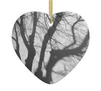 Arbre de Noël en céramique suspendu Love Pendentif WHJSSF Swing Arbre Ombre Motif Décoration centres commerciaux, supermarchés, magasins