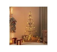 vidaXL Arbre de Noël en métal – Décoration intérieure Noir 140 cm