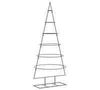 Arbre de Noël en métal pour décoration noir 150 cm