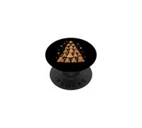 Arbre de Noël en Pain d'épice Amusant PopSockets PopGrip Adhésif
