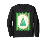 Arbre de Noël Festif en Forme de cœur Manche Longue